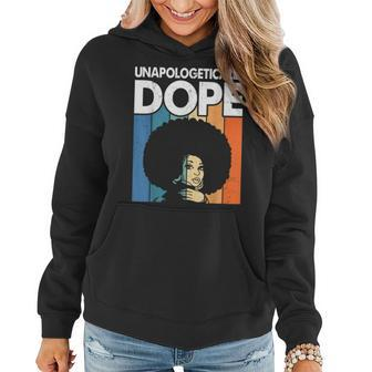 Unapologetically Dope Pride African Junenth Black History V2 Women Hoodie - Seseable