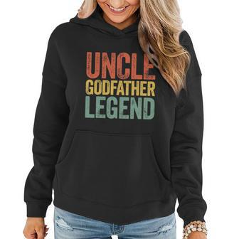 Uncle Godfather Legend Fathers Day Women Hoodie - Monsterry DE