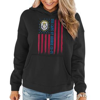 Uss Cape St George Cg-71 Class Guided Missile Cruiser Ship Women Hoodie - Seseable