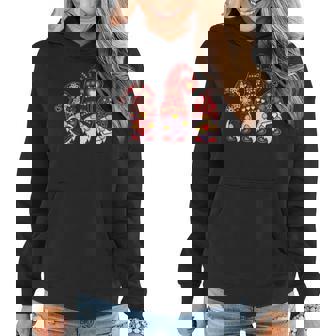 Valentine Gnomes Holding Hearts Valentines Day Gnome Love Women Hoodie - Seseable