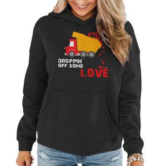 Valentines Day Gifts For Men Droppin Off Some Love Him Her Women Hoodie - Seseable