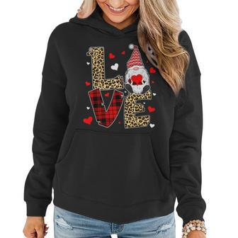 Valentines Day Love Gnome Funny Valentine Gifts For Her Him Women Hoodie - Seseable