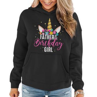 Vater des Geburtstagsmädchens Einhorn Hoodie, Papa Geschenkidee - Seseable