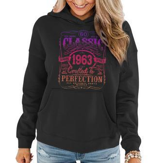 Vintage 1963 Limited Edition 60 Year Old 60Th Birthday V5 Women Hoodie | Mazezy