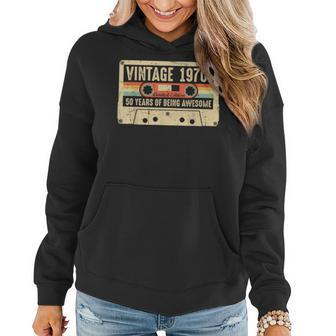 Vintage 1970 Made In 1970 50Th Birthday 50 Years Old Gift V2 Women Hoodie | Mazezy
