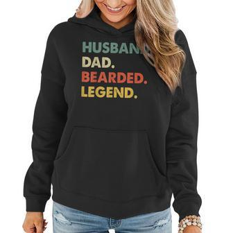 Vintage Beard Husband Dad Bearded Legend Men Frauen Hoodie - Seseable