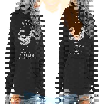 Vote We Are Ruthless Womens Rights V2 Women Hoodie Graphic Print Hooded Sweatshirt - Thegiftio UK