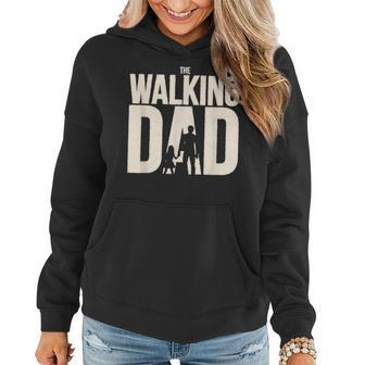 Walking Dad Father & Son Father & Daughter Best Dad Gift For Mens Women Hoodie | Mazezy