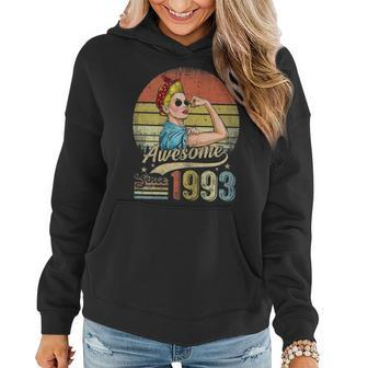 Womens 30 Year Old Awesome Since 1993 30Th Birthday Gifts Women Women Hoodie | Mazezy