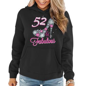Womens 52 & Fabulous 52Nd Birthday T Shirt For Women Women Hoodie | Mazezy