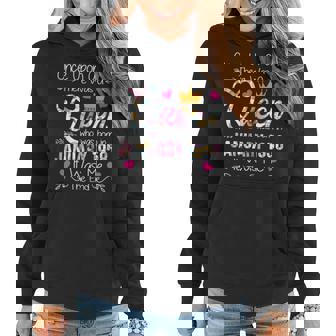 Womens 65 Years Birthday Girls 65Th Birthday Queen January 1958 Women Hoodie - Seseable