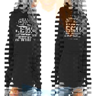 Womens A Coast-Guard Legend Has Retired Funny Party Women Hoodie - Seseable