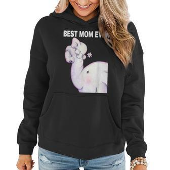 Womens Best Mom Ever Elephant Mothers Day Tshirt For Mother Women Hoodie | Mazezy
