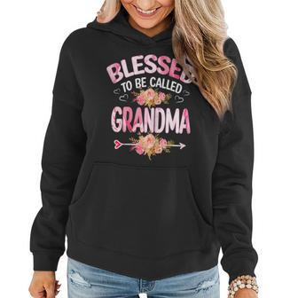 Womens Blessed To Be Called Grandma Mothers Day Mom Grandma Gift Women Hoodie | Mazezy