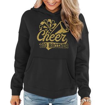 Womens Cheer Big Brother Biggest Fan Cheerleader Fathers Day Women Hoodie - Thegiftio UK