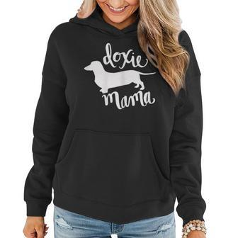 Womens Doxie Mama Doxie Mom Shirt Dachshund Lover Gift Mothers Day Women Hoodie | Mazezy