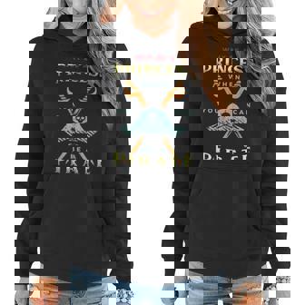 Womens Funny Pirate Freebooter Buccaneer Caribbean Adventure Women Hoodie Graphic Print Hooded Sweatshirt - Thegiftio UK