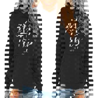 Womens Girls Trip 2023 Vacation Weekend Getaway Party Funny Women Hoodie | Mazezy