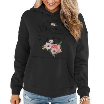 Womens Happiness Is Being A Grandma Mothers Day Gift Grandma Women Hoodie | Mazezy AU