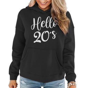 Womens Hello 20S Womens 20 Year Old 20Th Birthday Gift Bday Squad  Women Hoodie