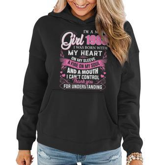 Womens Im A March Girl 1988 33Rd Birthday Gifts 33 Years Old Women Hoodie - Seseable