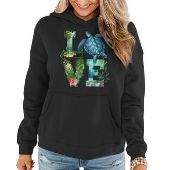Womens Love Turtle Earth Day Save Planet Environmental Sea Animals Women Hoodie | Mazezy
