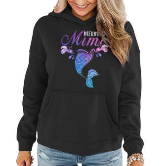 Womens Mermaid Mimi Mermaid Birthday Party Mothers Day Shirt Women Hoodie | Mazezy