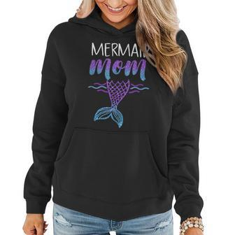 Womens Mermaid Mom Mermaid Birthday Party Shirt V2 Women Hoodie | Mazezy