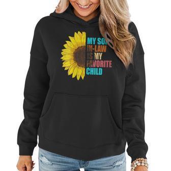 Womens My Son In Law Is My Favorite Child Son In Law Vintage Women Hoodie | Mazezy UK