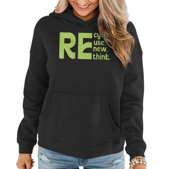 Womens Recycle Outfit For Earth Day 2023 Reuse Women Hoodie | Mazezy CA