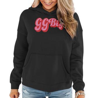 Womens Retro 70S Style Ggbig Reveal Sorority Big Little Sister Women Hoodie - Seseable