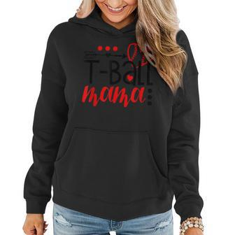Womens T-Ball Mama Tball Mom Mothers Day Women Hoodie | Mazezy CA
