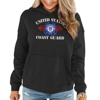 Womens United States Coast Guard Women Hoodie - Seseable
