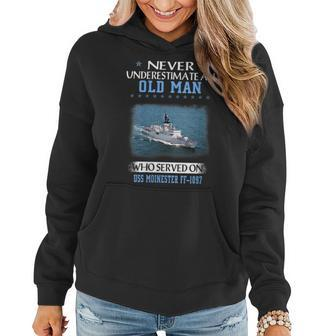 Womens Uss Moinester Ff-1097 Veterans Day Father Day Gift Women Hoodie - Seseable