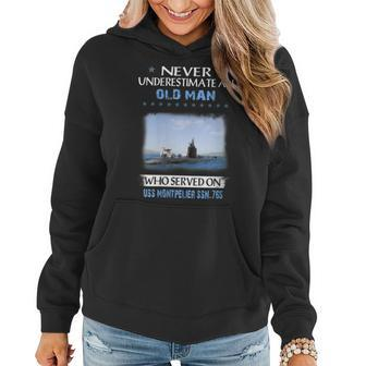 Womens Uss Montpelier Ssn-765 Submarine Veterans Day Father Day Women Hoodie - Seseable