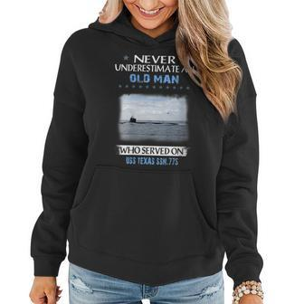 Womens Uss Texas Ssn-775 Submarine Veterans Day Father Day Women Hoodie - Seseable