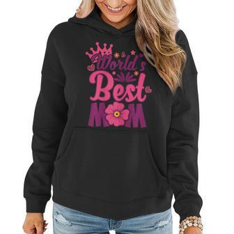 Womens Worlds Best Mom Mothers Day Women Hoodie | Mazezy