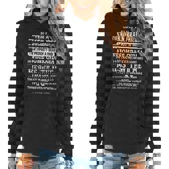 Yes Im A Stubborn Grandson But Not Yours Awesome Grandma  Women Hoodie