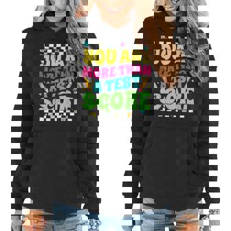 You Are More Than A Test Score Test Day Teacher Testing Day Women Hoodie | Mazezy