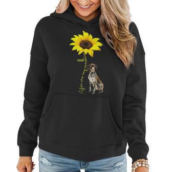 You Are My Sunshine Sunflower German Shorthair Pointer Mom Women Hoodie - Seseable