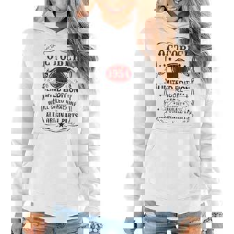 68 Years Old Gifts Decoration October 1954 68Th Birthday V2 Women Hoodie Graphic Print Hooded Sweatshirt - Thegiftio UK