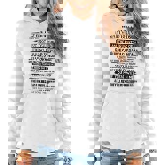 A Spoiled Grandson Of A Freaking Awesome Grumpy Old Grandma Women Hoodie | Mazezy