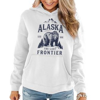 Alaska T The Last Frontier Bear Home Men Women Gifts Women Hoodie - Seseable