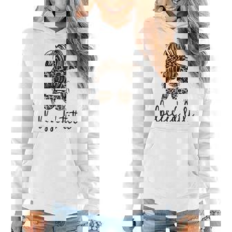 Blessed Titi Aunt Messy Bun Titi Auntie Mothers Day Women Hoodie - Thegiftio