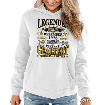 Dezember 1978 Legenden Hoodie, 45. Geburtstag Lustiges Tee - Seseable