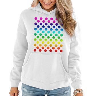 Dot Day Shirt Rainbow - Polka Dots Women Hoodie | Mazezy