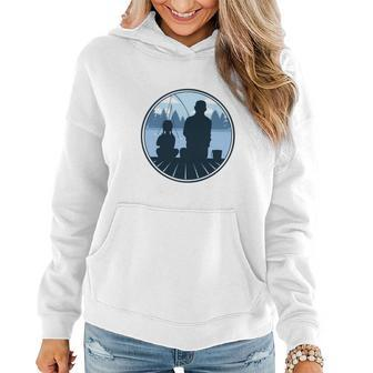 Father And Daughter Fishing Partners Women Hoodie - Monsterry