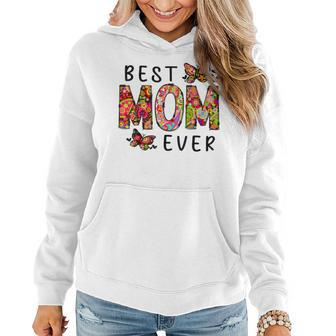 Floral Mothers Day Best Mom Ever From Daughter Son Kid Women Hoodie | Mazezy