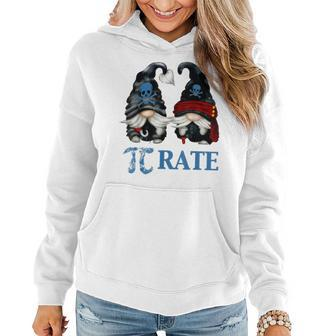 Funny Octopus Pi Day Symbol For Math Teacher Pirate Gnome Women Hoodie - Seseable