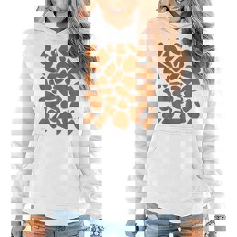 Giraffe Print T Pattern Trick Or Treat Jungle Animals Women Hoodie | Mazezy